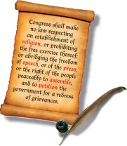 The First Amendment to the U.S. Constitution