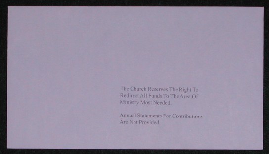 The way churches who love the Lord do it.