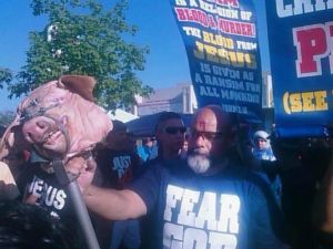 Whether you agree with the speech or not, it is protected in America and the court tells police officers that they must protect the speakers and the speech.