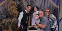 Families attending Cosmic Christmas will be able to have their picture taken with Star Wars characters.