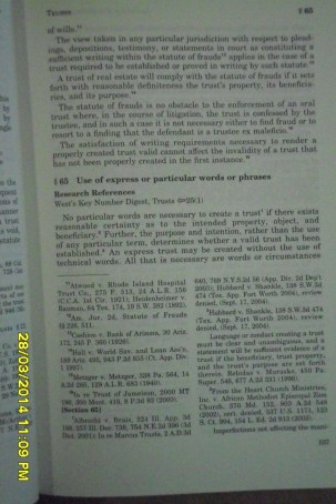 76 AM. JUR. 2D Trusts § 65