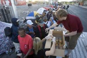 All churches can help the homeless.