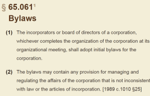 ORS § 65.061. Click above image to go directly to the law.