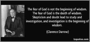 Who do you believe: Darwin or the word of God? 