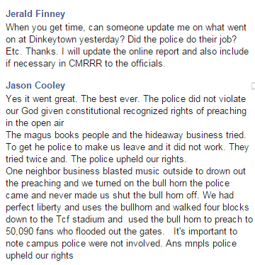 110115_ReportOnDinketownStreetPreachingOn103115